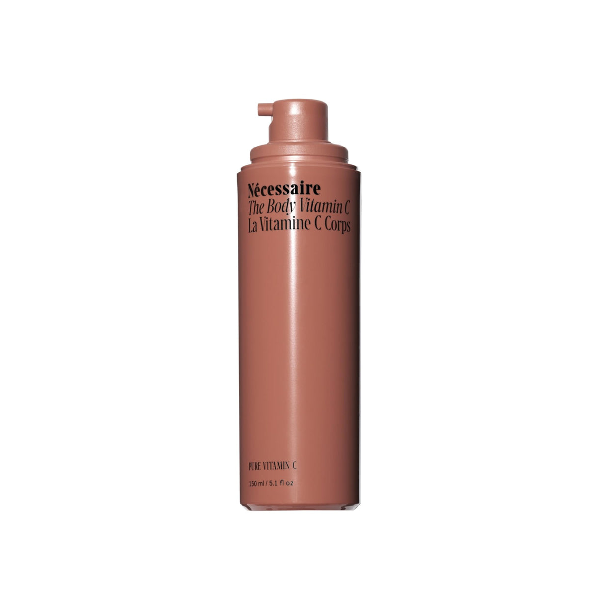 Nécessaire The Body Vitamin C Serum bottle on a clean surface for daily radiance.