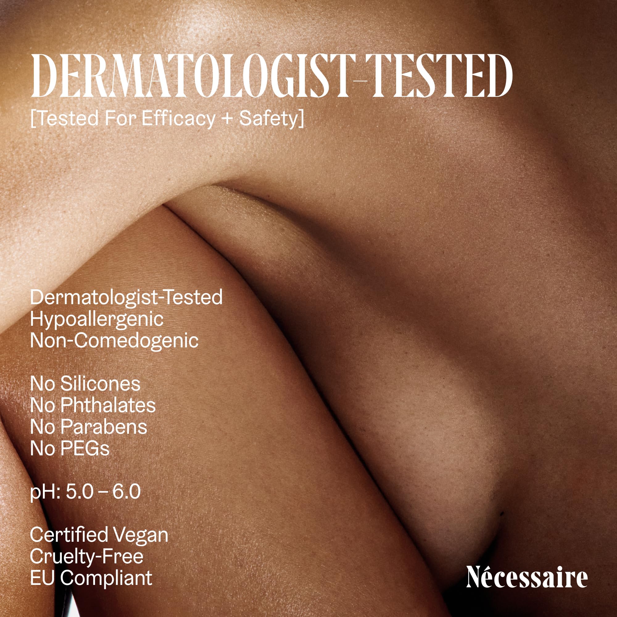 Nécessaire The Body Vitamin C Serum fits daily routine with sunscreen afterwards.