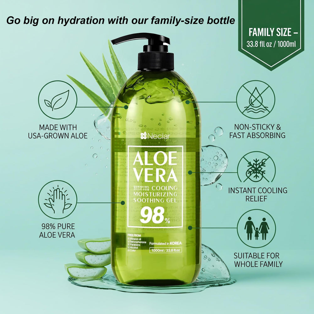 Neclar Formule Sans Alcool Parabens, sans colorants ni parfum fort.