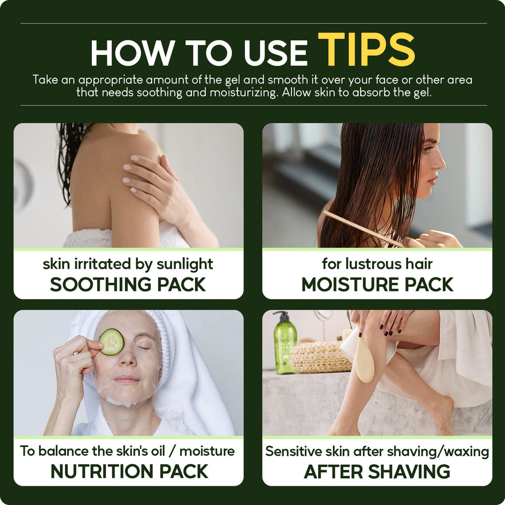Neclar Gel Frais à Absorption Rapide, laisse la peau non grasse et confortable.