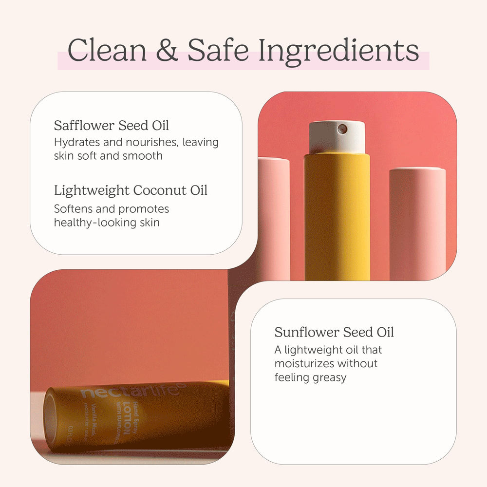 Nectar Life aloe vera and coconut oil nourish skin on contact