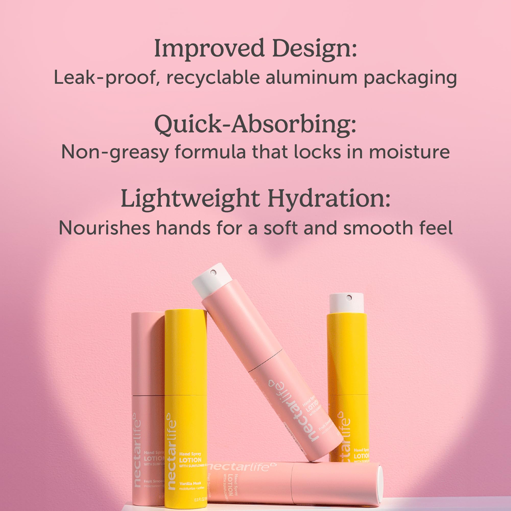 Nectar Life Fruit Smoothie scent leaves hands smelling fresh