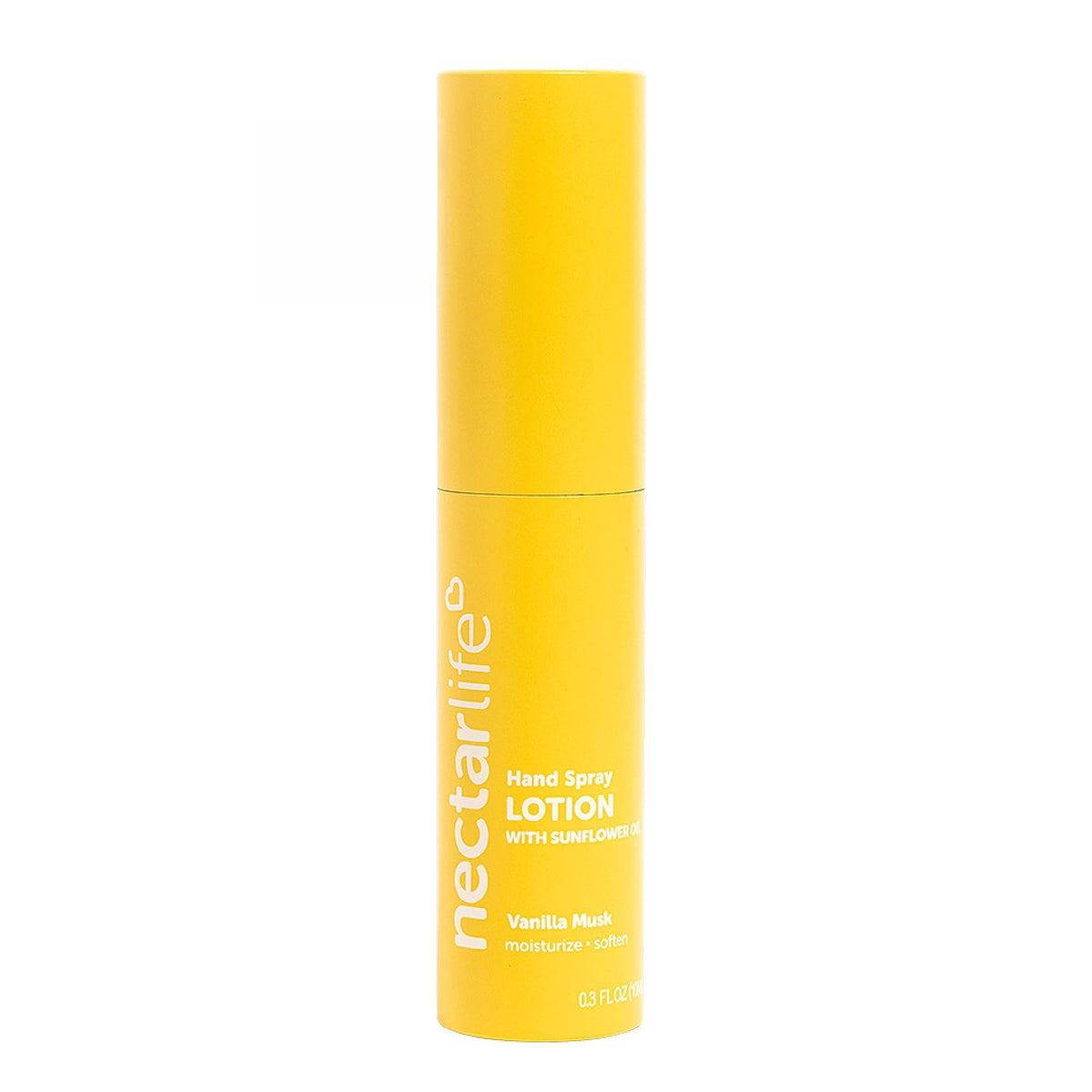 Nectar Life hydrating hand spray bottle close-up for fast absorption