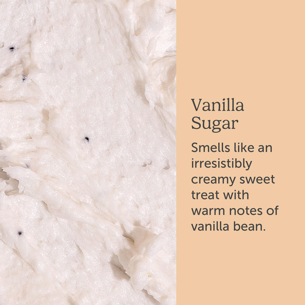 Nectar Life Shave Butter Vanilla Sugar cream-foam image highlights razor-friendly slip.