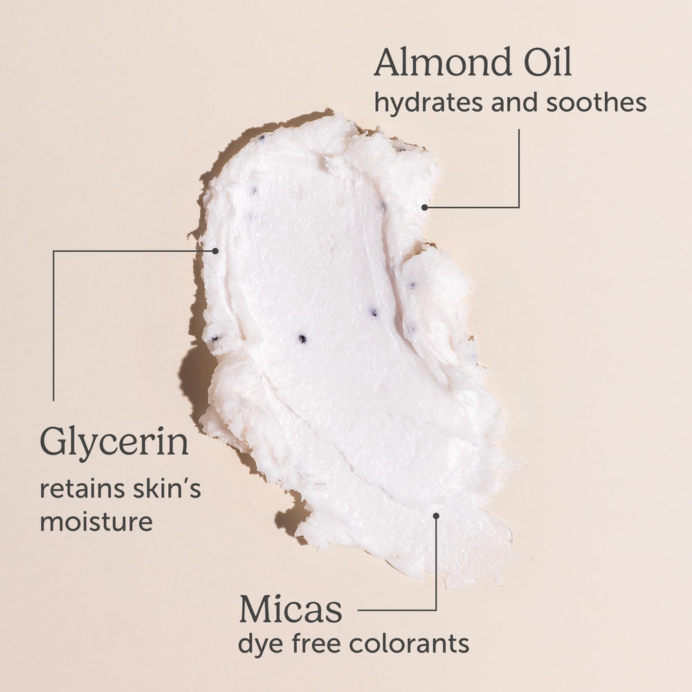 Nectar Life Shave Butter Vanilla Sugar jar emphasizes moisturizing glide for smooth shaving.