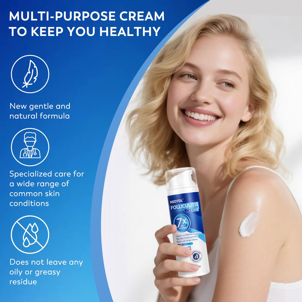Nedtol cream on body provides multi-area comfort.