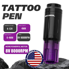 Neebol 1600mAh batteries ready for fast swaps and continuous tattooing