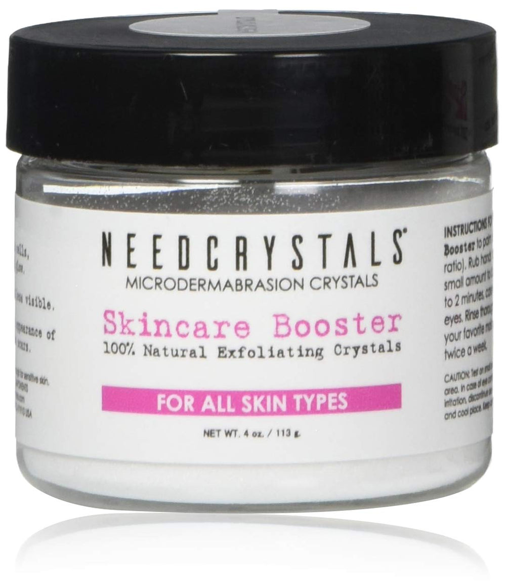 NeedCrystals microdermabrasion crystals pour for gentle at-home exfoliation