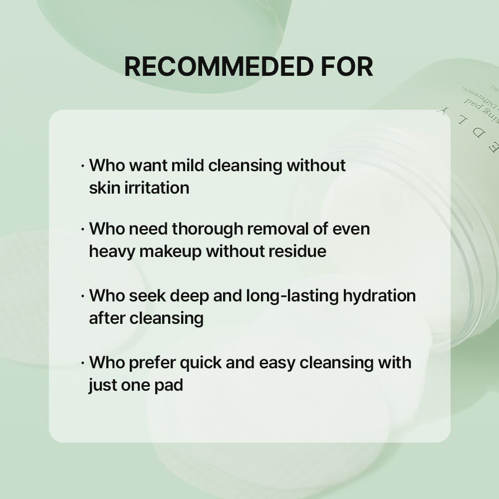 NEEDLY smooth side offers a soft wipe and hydration