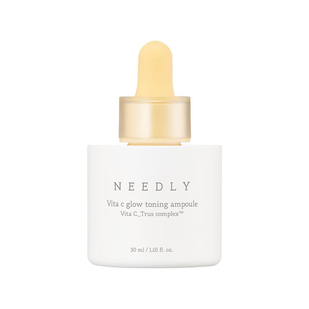 NEEDLY Vita C Glow Toning Ampoule bottle for a brightening routine