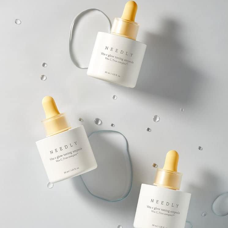 Packaging close-up of NEEDLY Vita C Glow Toning Ampoule