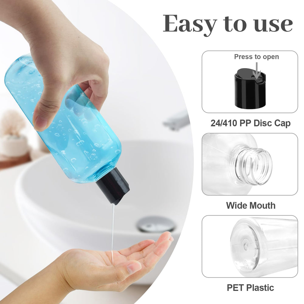 Clear Neendohome bottle shows liquid level at a glance for quick refills