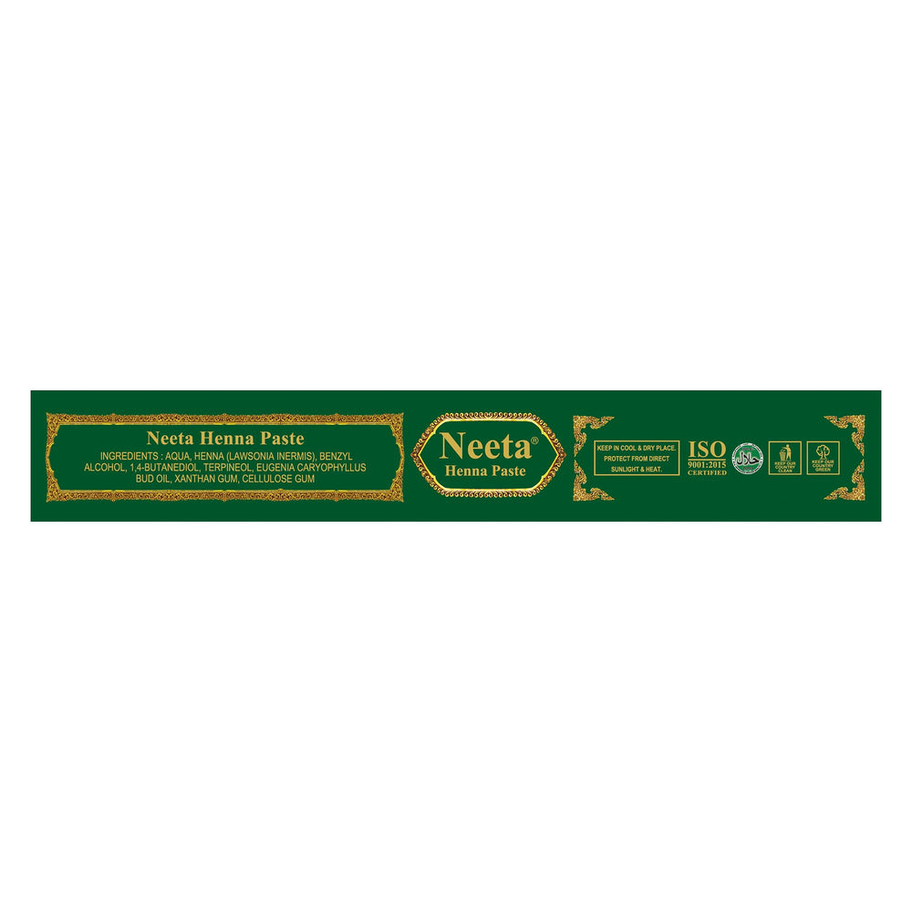 Neeta premium henna cone with nilgiri and clove oil for scent and nourishment
