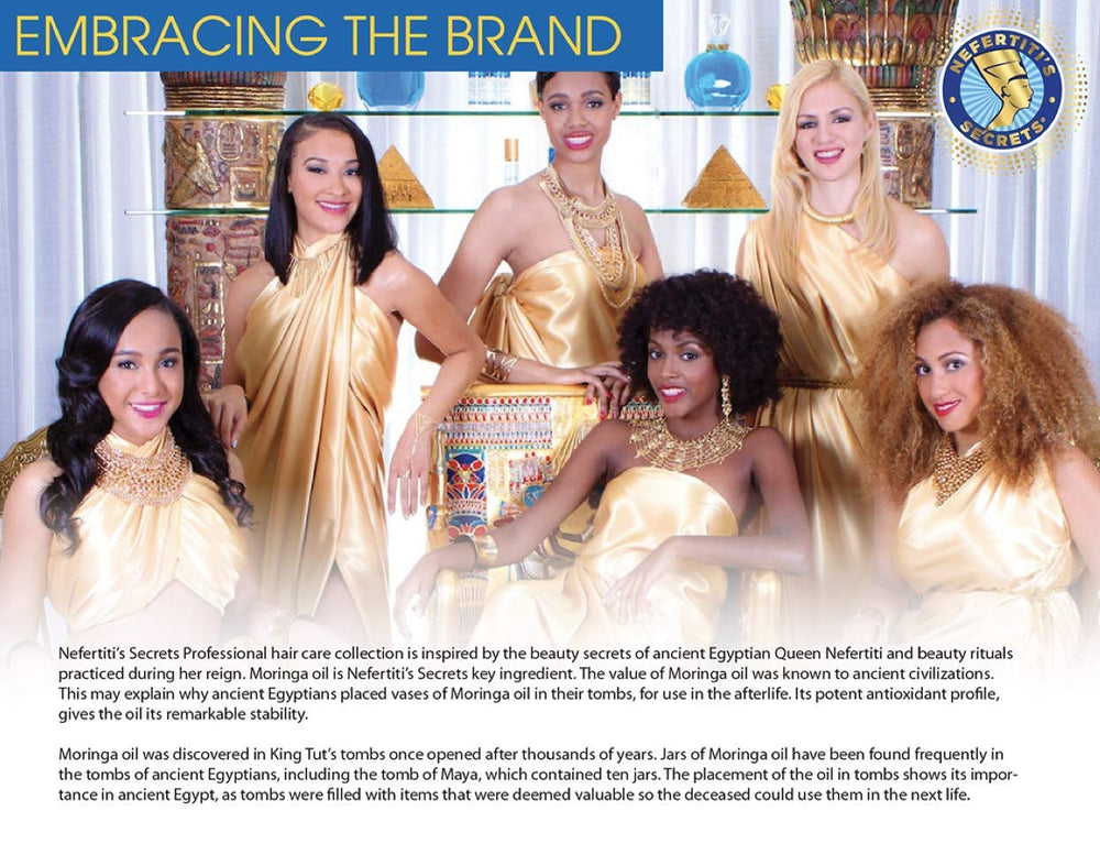 Nefertiti's Secrets founder journey image conveys authentic beauty story.