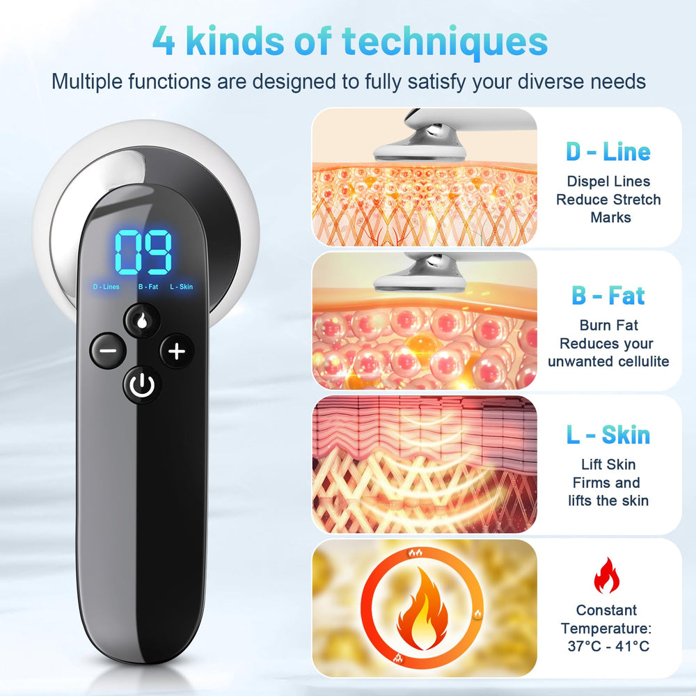 NeibuGlow device showing modes and intensity for customizable sessions.