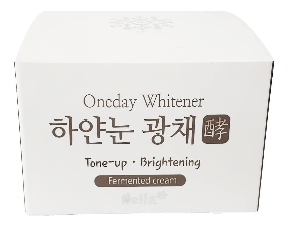 Nella Whitening Tone-Up Cream packaging closeup.