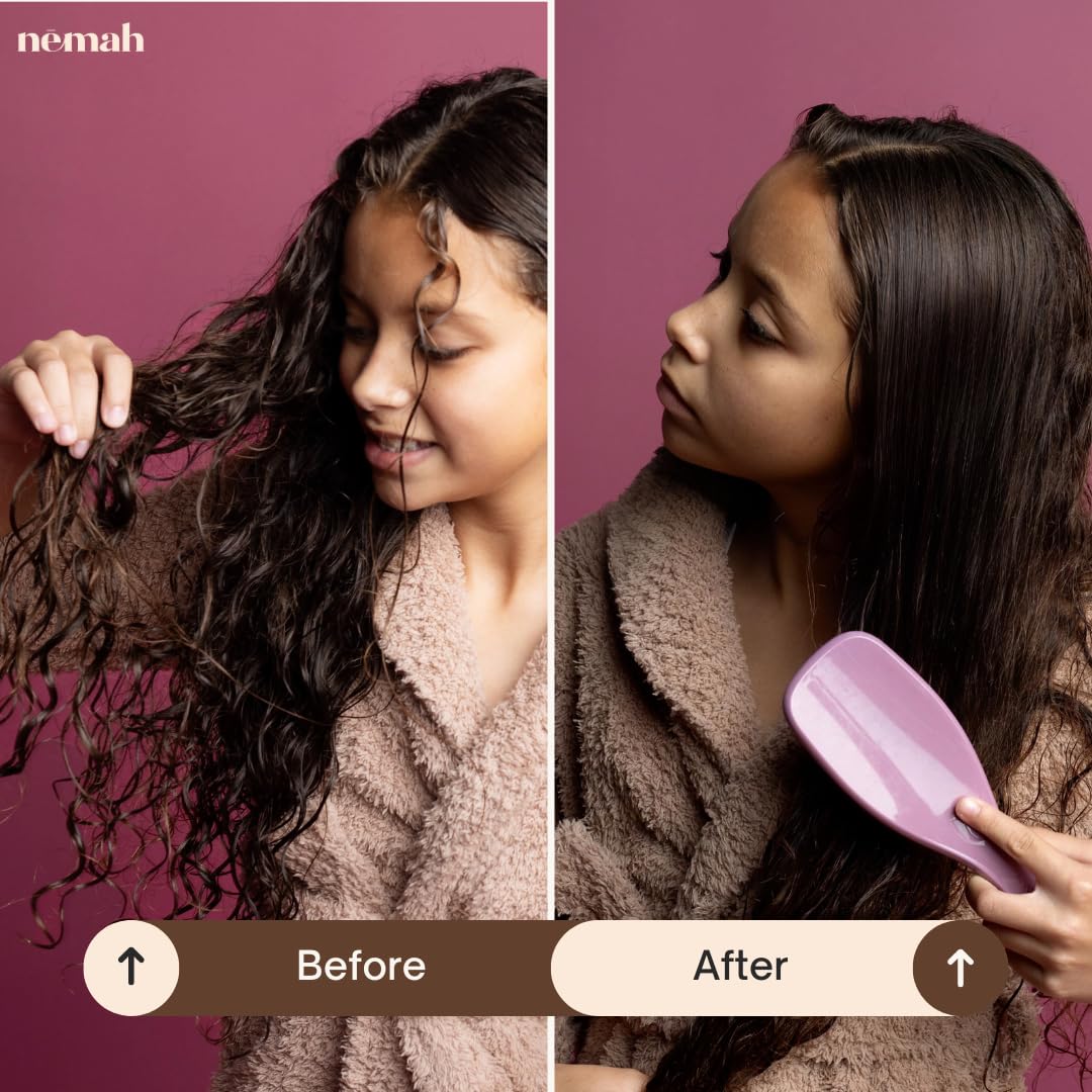Nemah Kids ingredients label features squalane, coconut oil, rosemary for natural nourishment