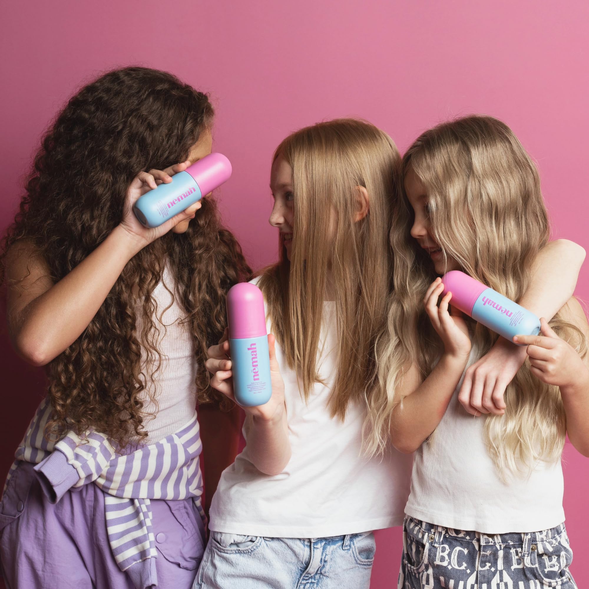 Nemah Kids dermatologist-tested vegan cruelty-free badge on packaging