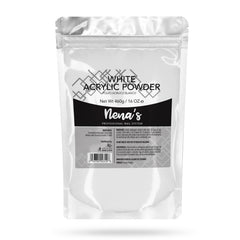 Nena's Cover White: bottle pour for a smooth, salon-quality finish.