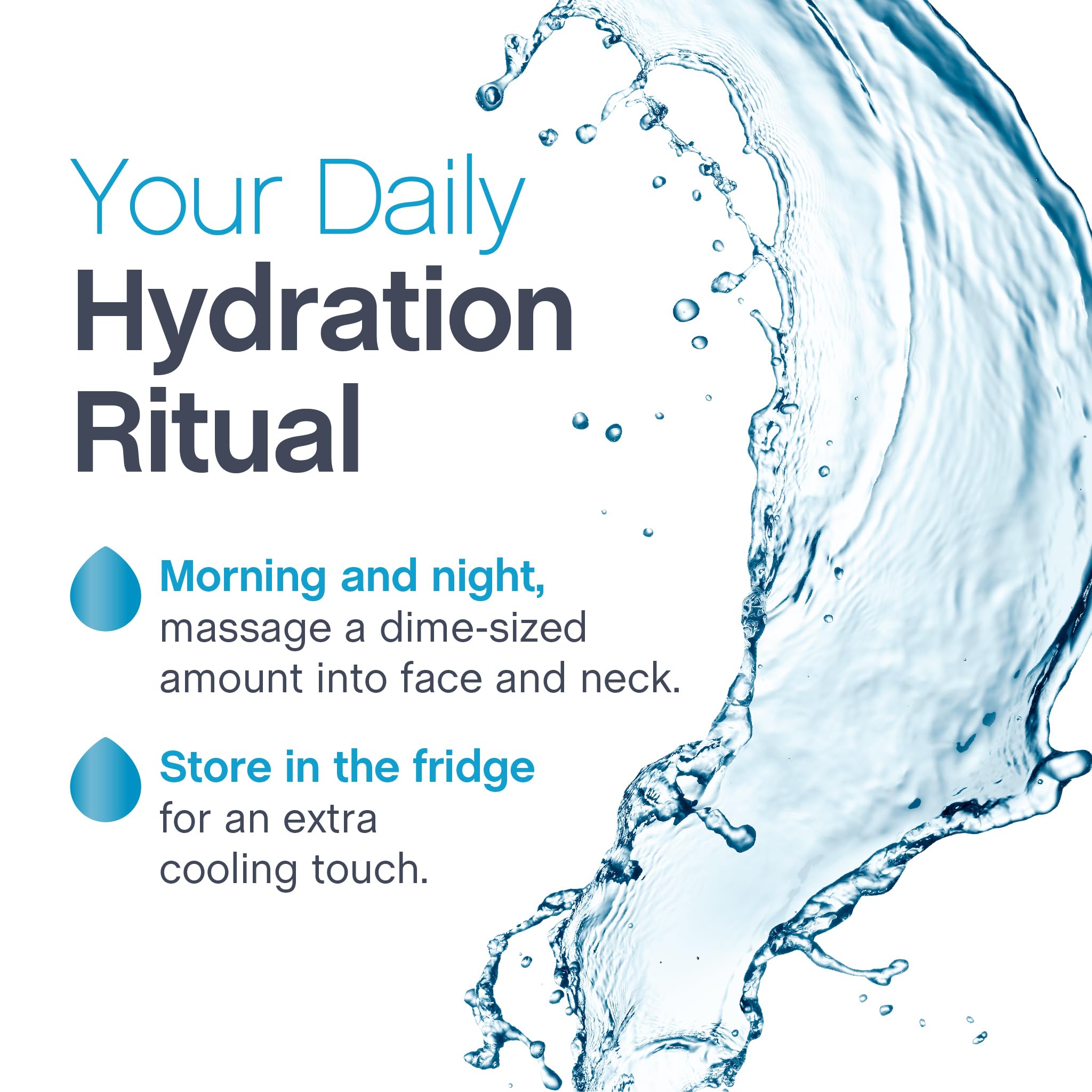 NeoCell Hyaluronic Acid Moisturizer jar open reveals smooth gel texture for easy application