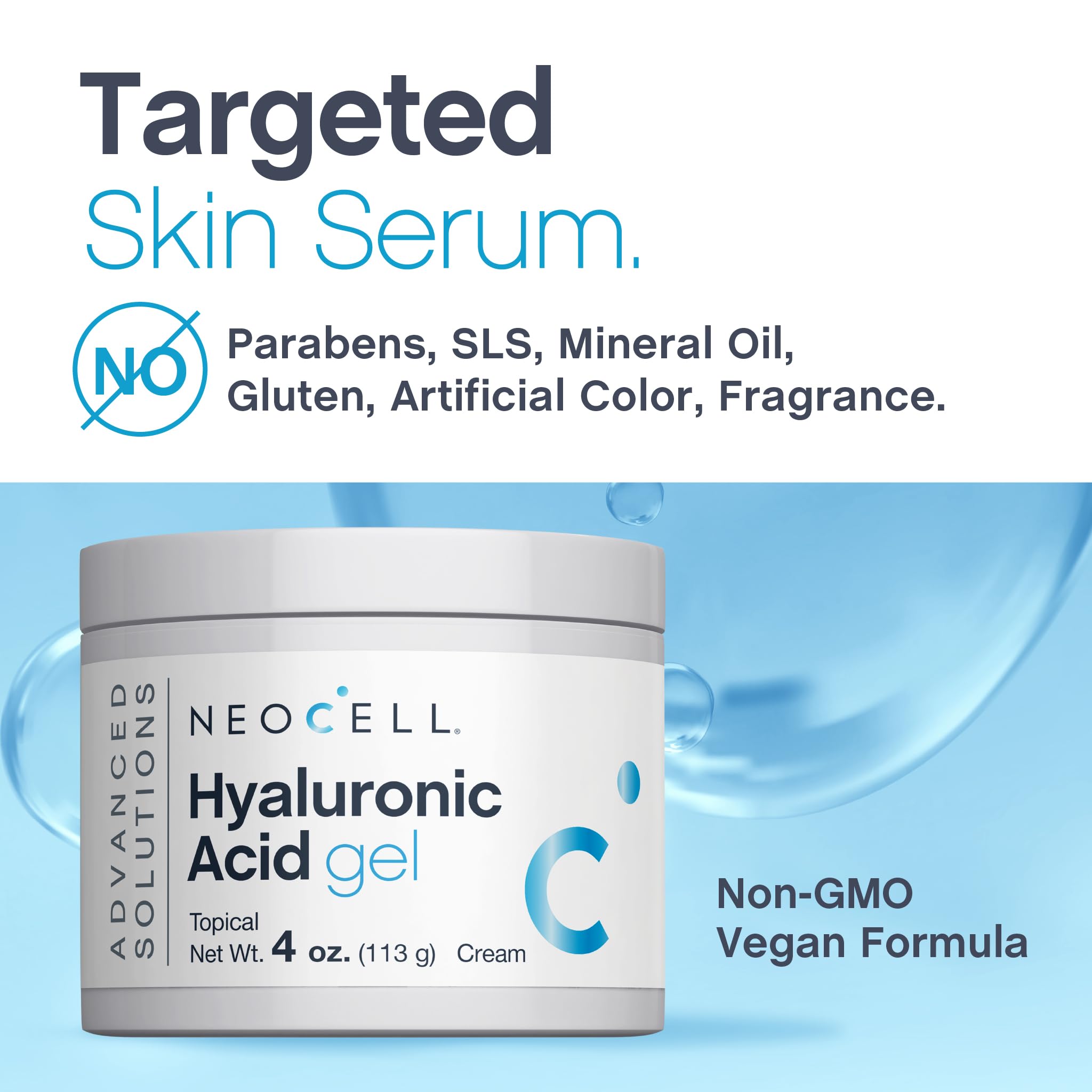 NeoCell Hyaluronic Acid Moisturizer packaging box featured, signaling premium skincare