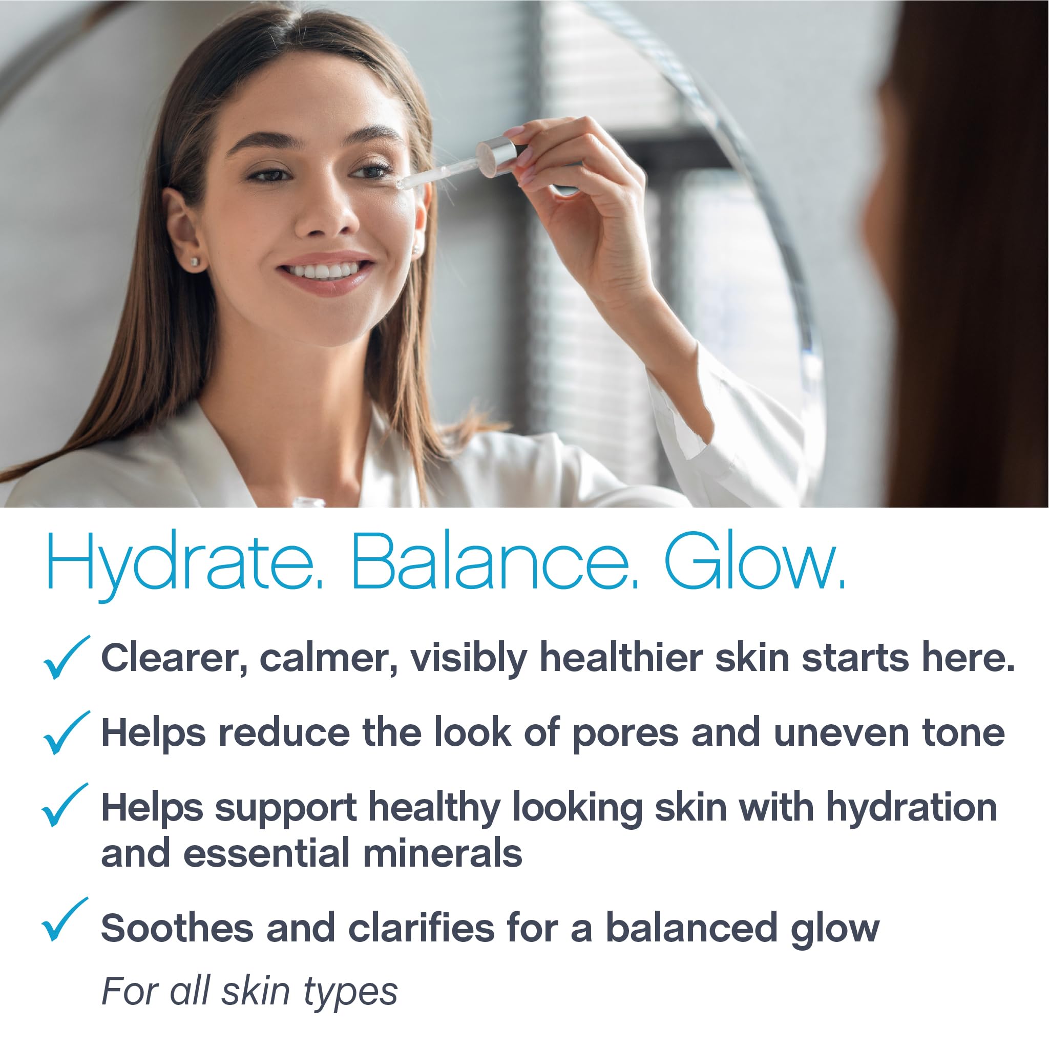 NeoCell vegan non-GMO formula supports clean skincare and hydration.