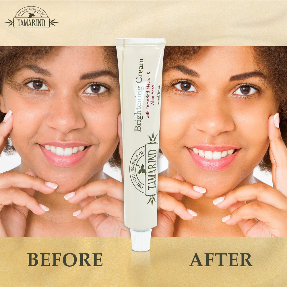 Neoclear tamarind extract cream pack with two bottles in view.