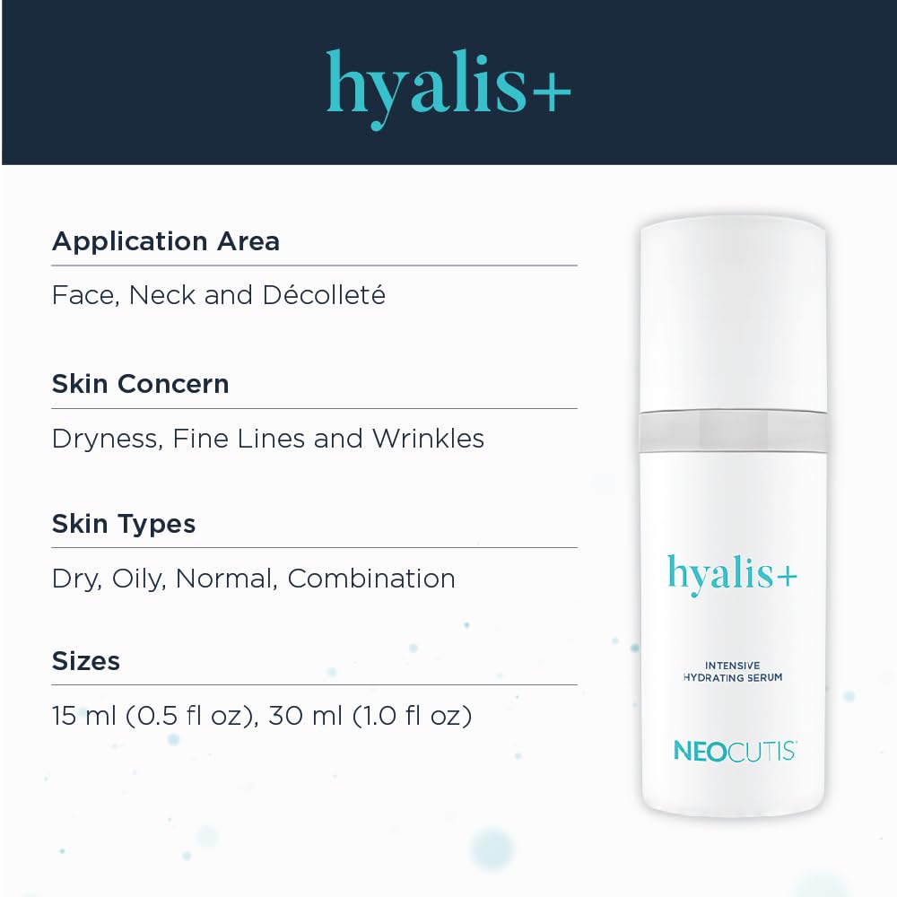 NEOCUTIS Hyalis+ application on face demonstrating absorption