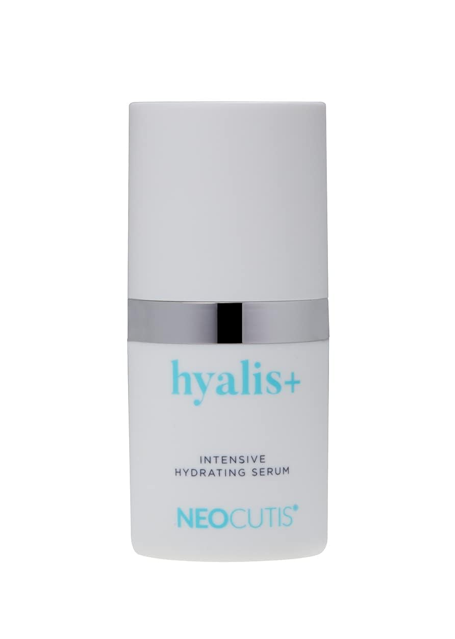 Neocutis Hyalis+ Intensive Hydrating Serum bottle showing oil-free hydration for smoother skin