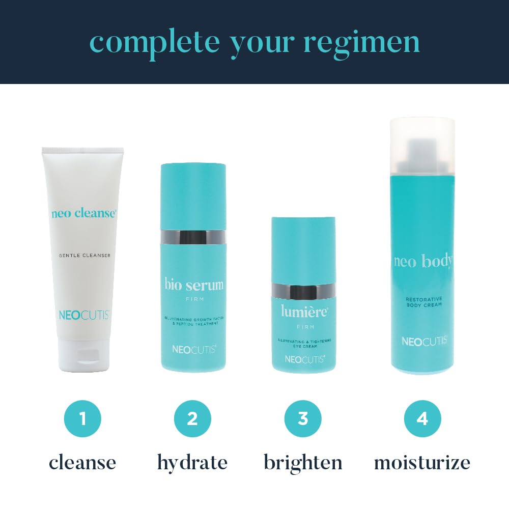 NEOCUTIS Neo Body Restorative Cream on skin hints at enhanced hydration