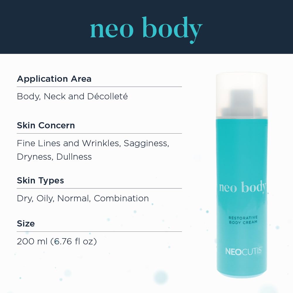 NEOCUTIS Neo Body Restorative Cream label details ingredients and usage