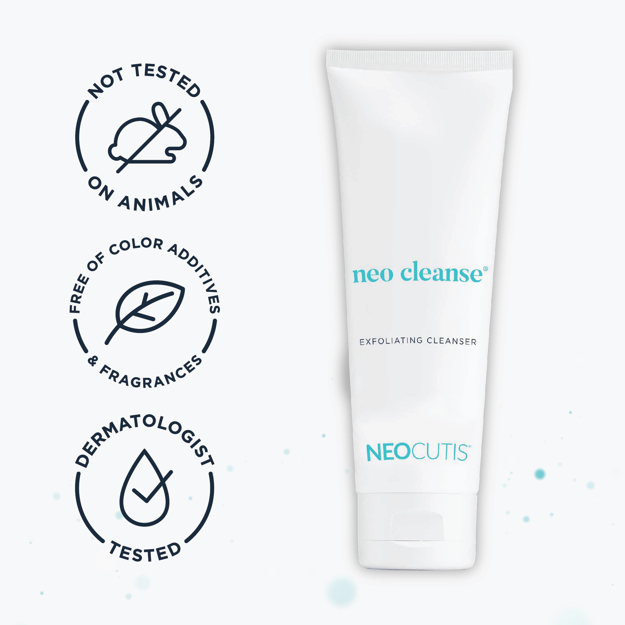 Swiss origin label on Neocutis Neo Cleanse packaging.