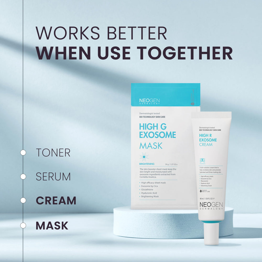 Elegant packaging of NEOGEN by DERMALOGY Exosome Cream invites daily use.