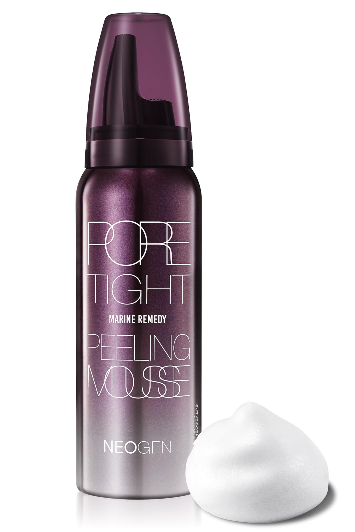 NEOGEN code9 Pore Tight Peeling Mousse bottle promotes clearer pores and smoother skin.