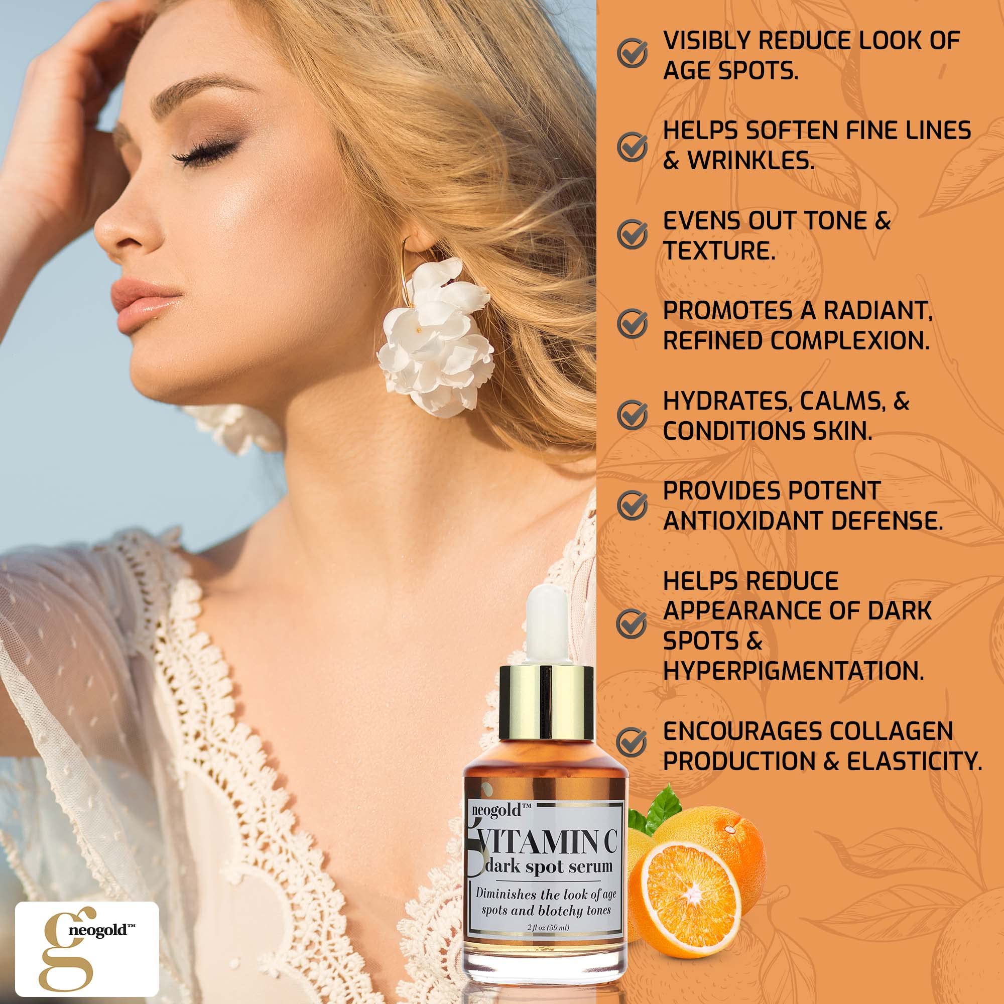Fragrance-free badge on Neogold packaging indicating a gentle formula.