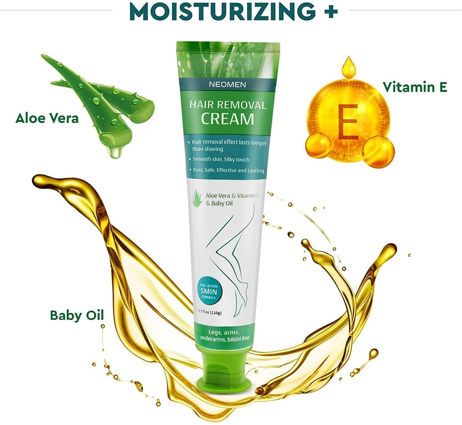 NEOMEN Hair Removal Cream bikini-area use for intimate grooming