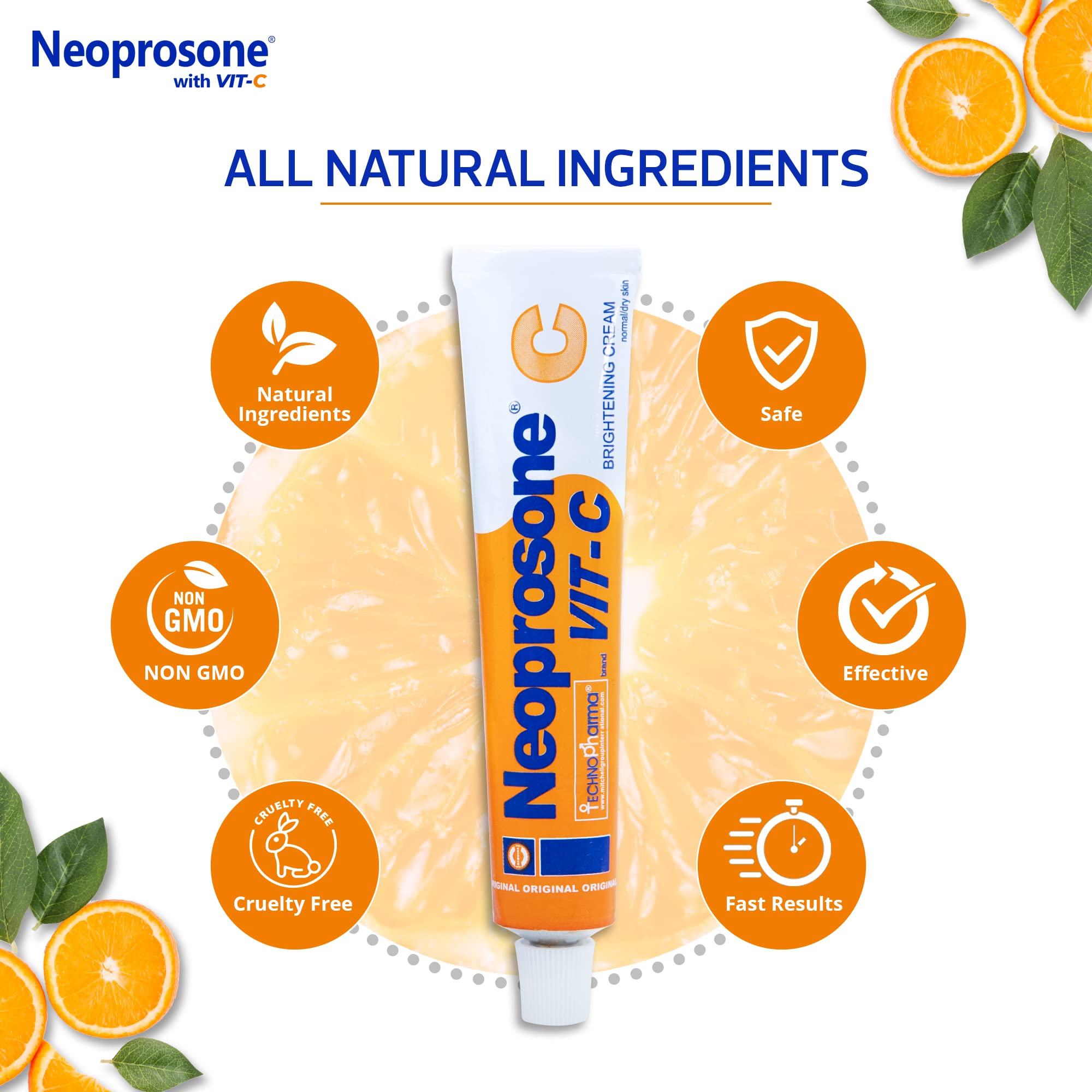 Neoprosone nighttime routine application visual emphasizing restful skin.