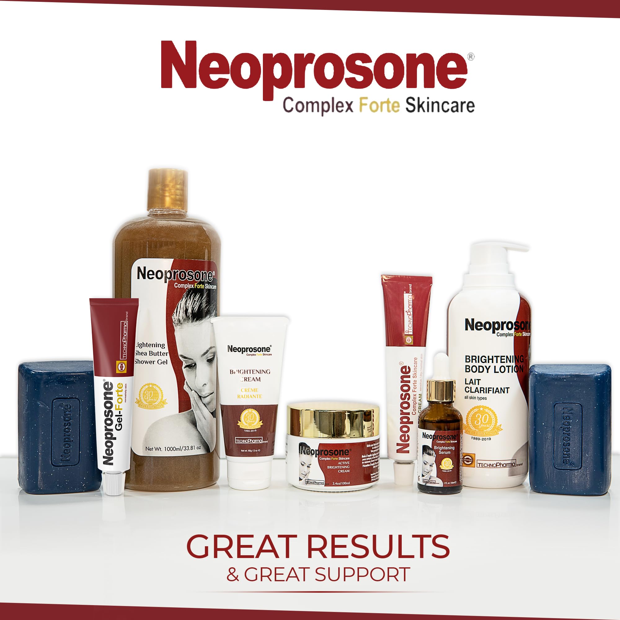 Neoprosone Night time Brightening Gel routine image for overnight care.