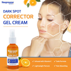 Neoprosone Vit C Dark Spot Corrector texture swirl for smooth application