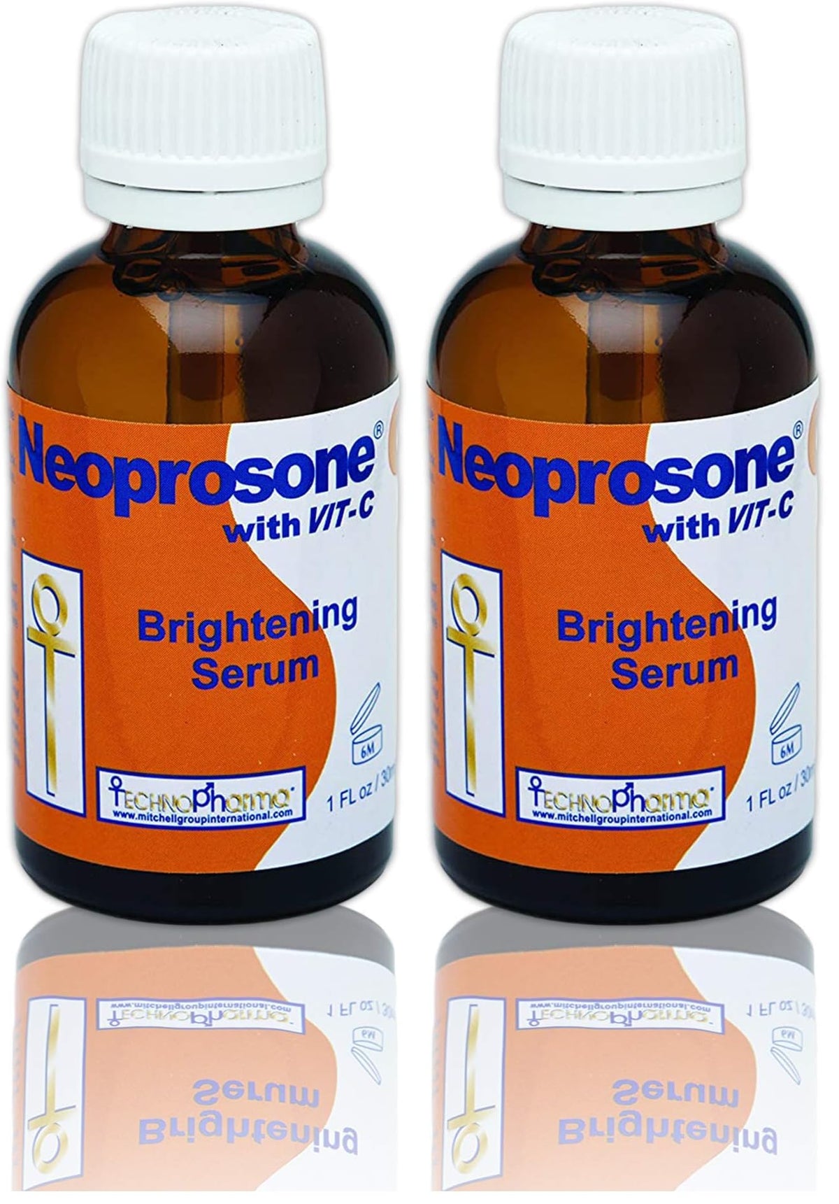 Neoprosone Vitamin C Serum bottle with label for daily brightening use