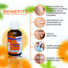 Neoprosone Vitamin C Serum dropper detail demonstrates controlled application