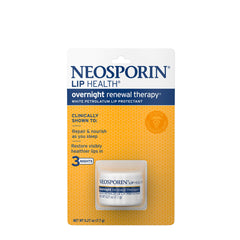 Neosporin Lip Health Overnight Renewal Tube glides on to nourish lips overnight