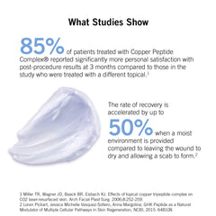 Swirl of NEOVA Cu3 tissue repair cream shows rich occlusive consistency for barrier support