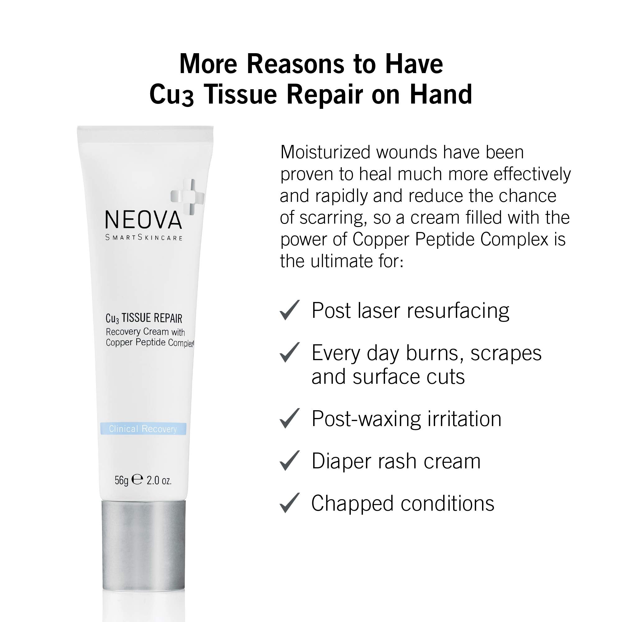 Lifestyle scene with NEOVA cream suggesting a daily skincare routine