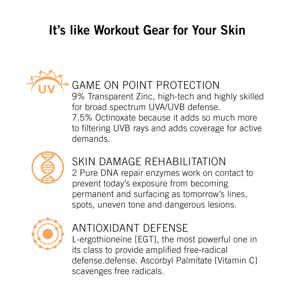 NEOVA SmartSkincare Active Sunscreen being applied to skin for even coverage