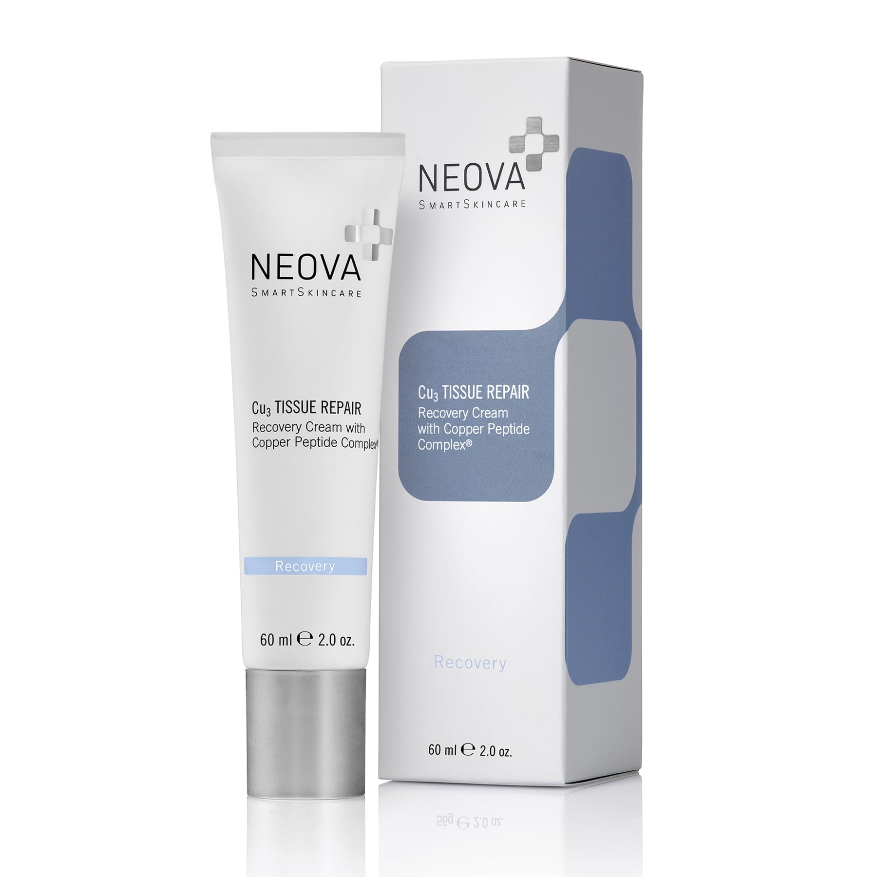 NEOVA SmartSkincare Cu3 Tissue Repair Cream 56g bottle supports moisture and gentle healing