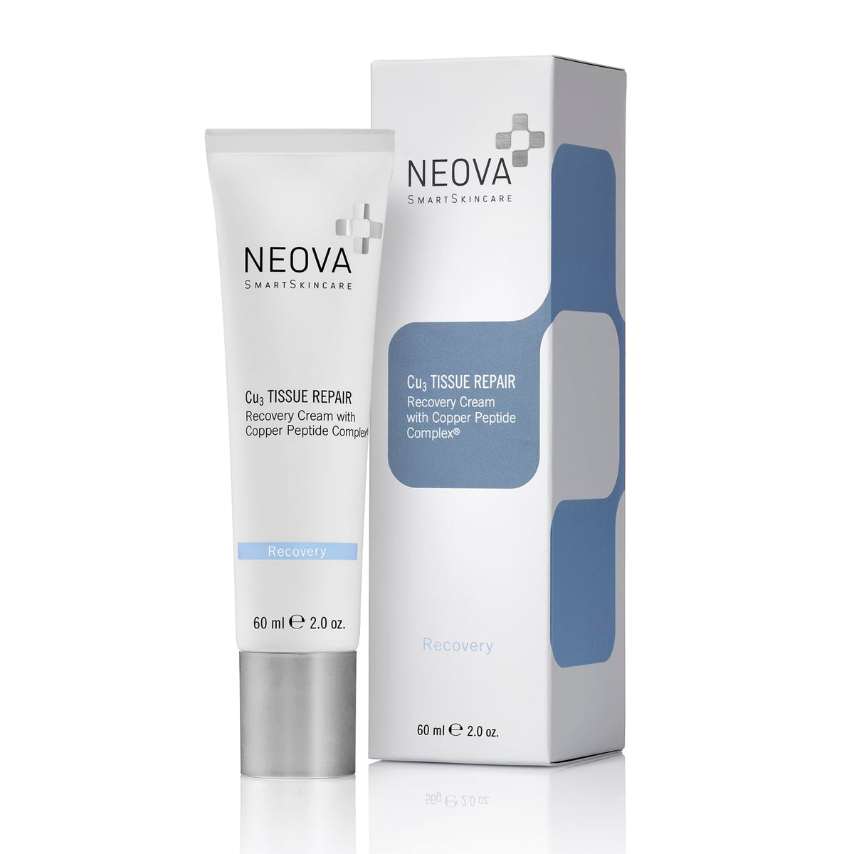NEOVA SmartSkincare Cu3 Tissue Repair Cream 56g bottle supports moisture and gentle healing