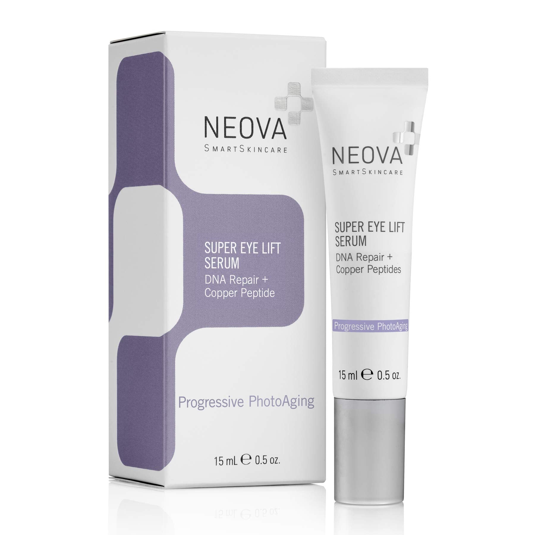 NEOVA Super Eye Lift Serum bottle with cooling applicator for instant refresh