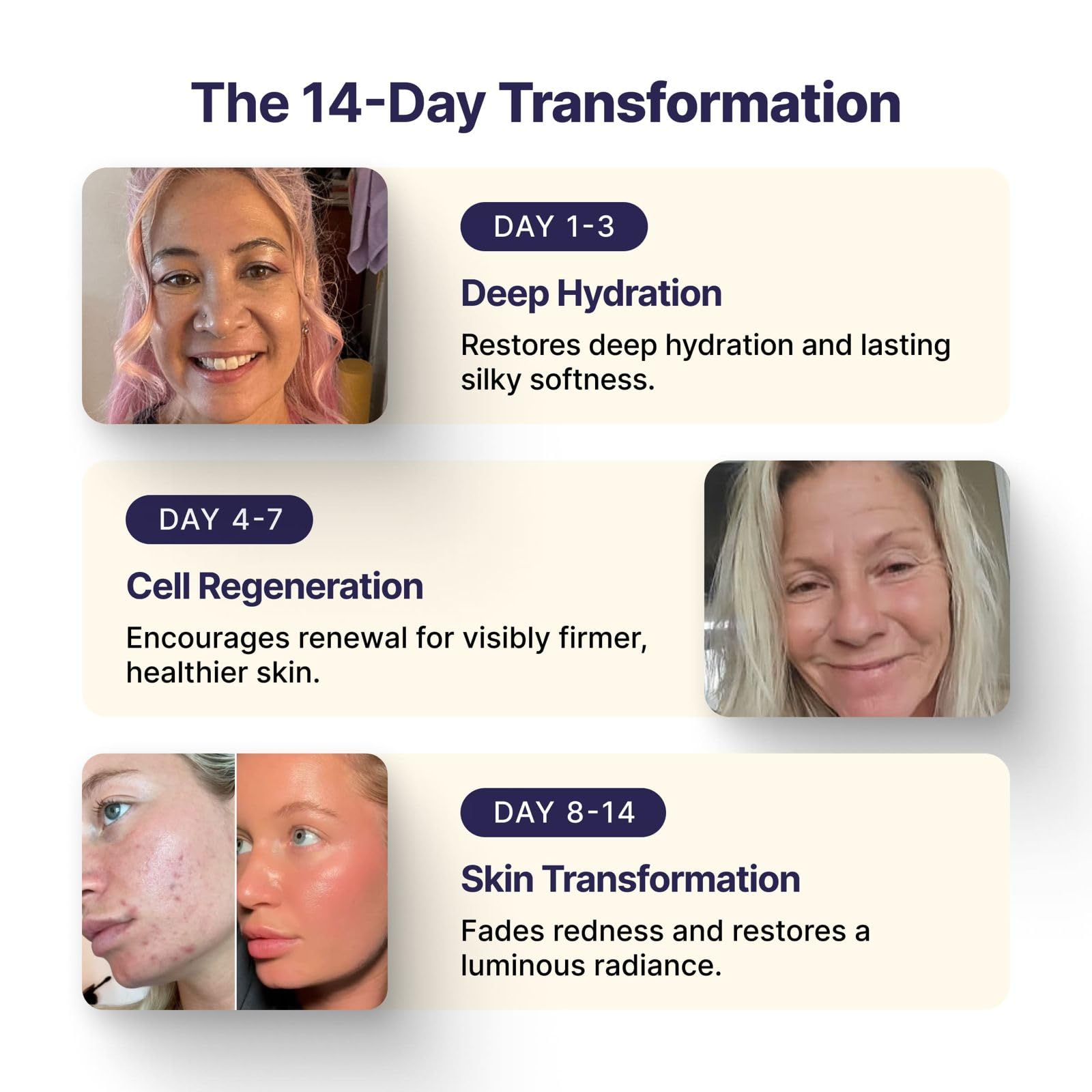 Neptune Health balm being applied to face and lips for nourished comfort.