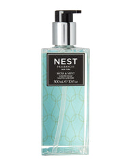 NEST Fragrances Moss Mint liquid hand soap bottle offers gentle cleansing with antioxidant extracts